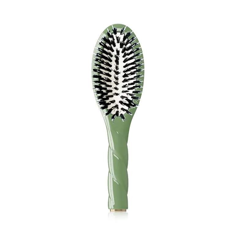 La Bonne Brosse N.02 The Small Essential Care & Detangling Hair Brush - Almond Green
