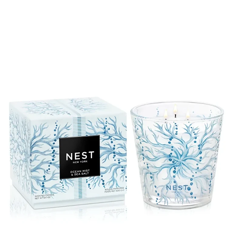 Nest New York Ocean Mist & Sea Salt Decorative 3-Wick Candle, 21.2 oz.