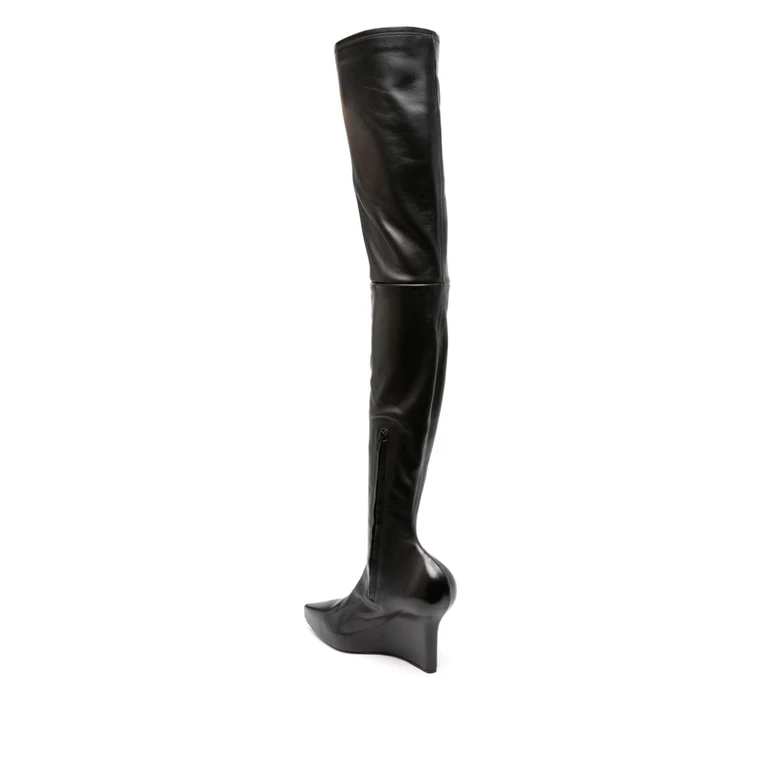 Givenchy Boots Black Furs & Skins->leather100 % - Women