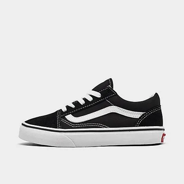 Vans 키즈 Old Skool 캐주얼 신발 Black/White