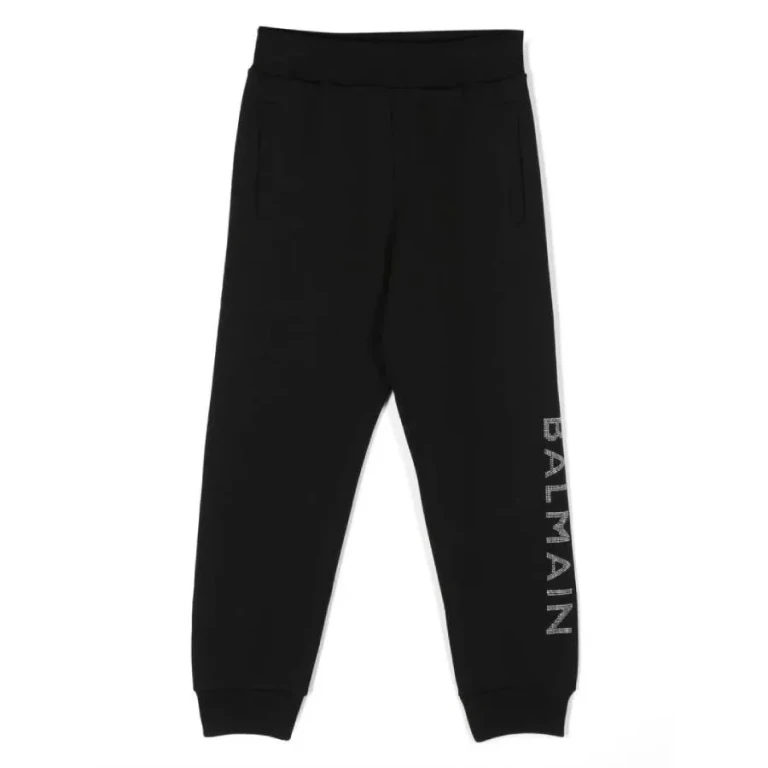 Balmain Boys Logo-Embellishment Track Trousers