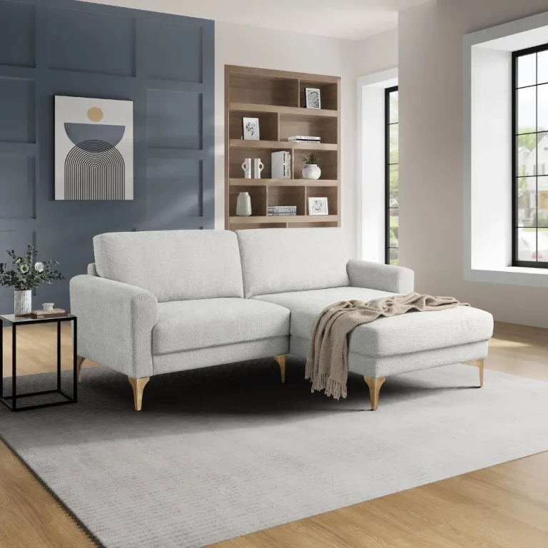 Marta Ivory Sectional Sofa