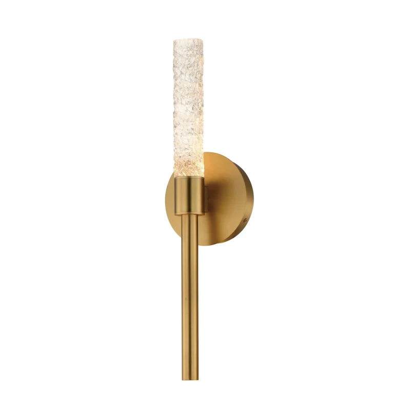 Natural Aged Brass LED Wall Sconce from the Duchess Collection