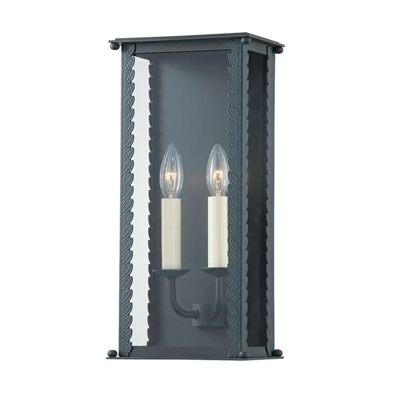 Zuma 2-Light Outdoor Wall Sconce in Verdigris