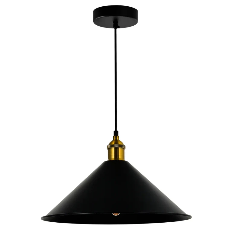 Black One Light Mini Pendant from the Brave Collection