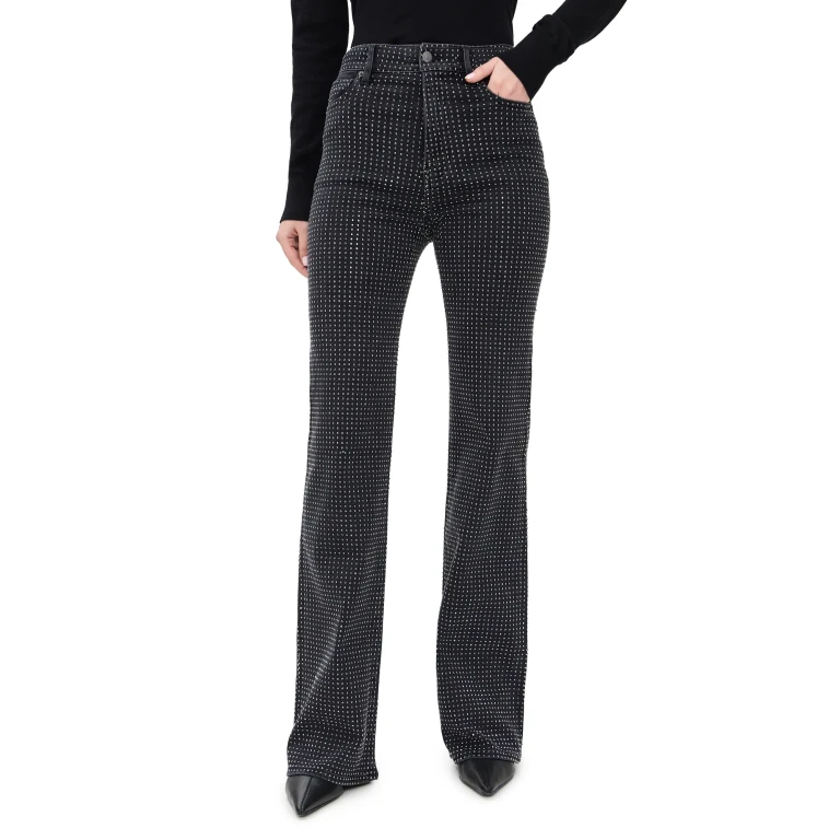 Veronica Beard Jean Crosbie Wide Leg Jeans Rebel Stone 31