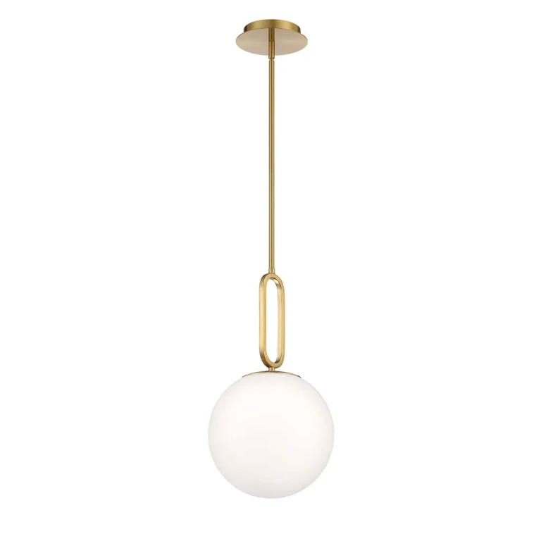 Gold One Light Pendant from the Prospect Collection