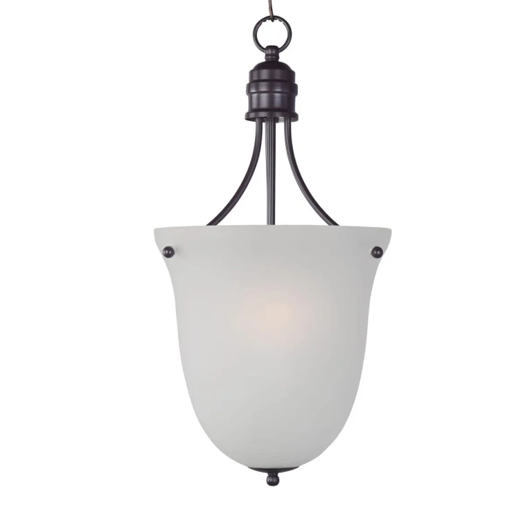 Maxim Logan 12.75" 3-Light Entry Foyer Pendant in Oil Rubbed Bronze