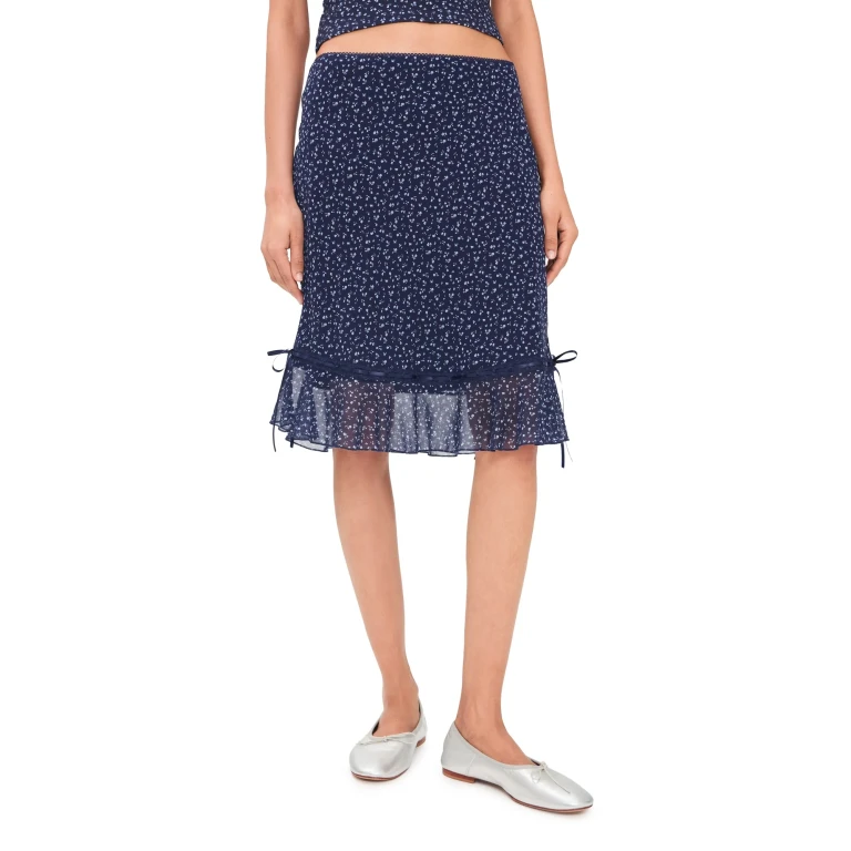 GUIZIO Ruffle Paloma Skirt Cantebury Ditsy XXL