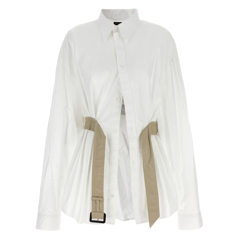 White Cotton Blouse - Women