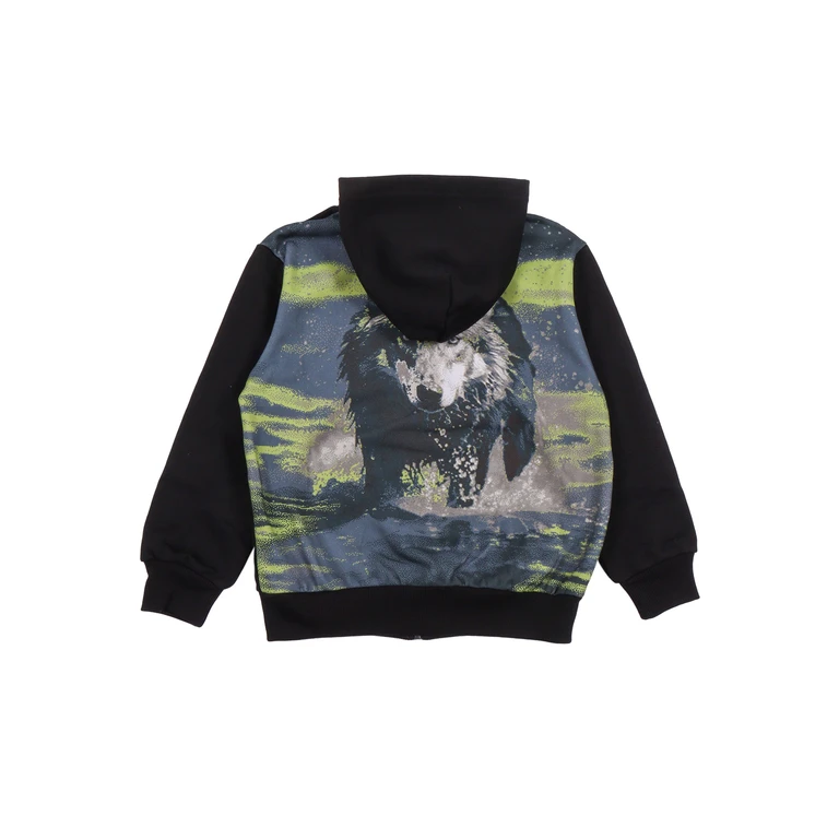 Diesel Kids Sweaters Black Crewneck