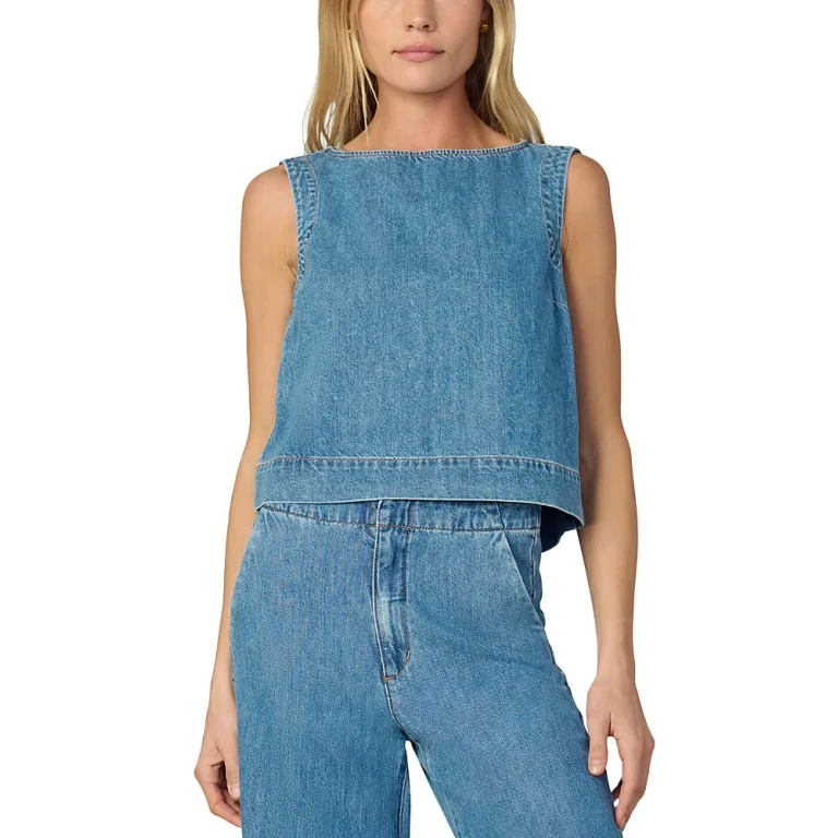 Joe's Jeans The Boat Neck Denim Top