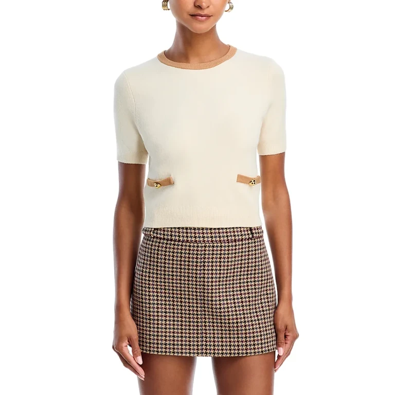 French Connection Babysoft Short Sleeve Sweater