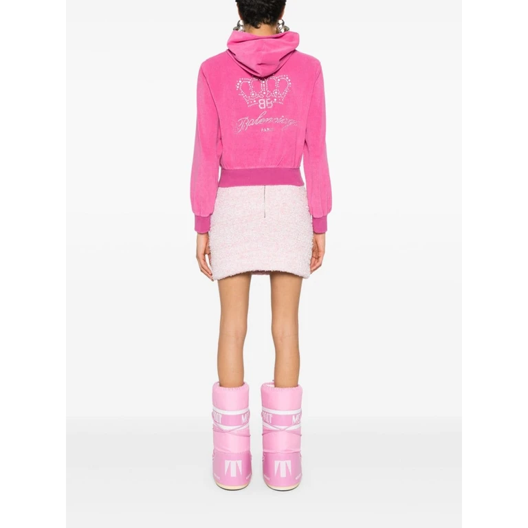 Balenciaga Sweaters Pink Cotton Polyester - Women