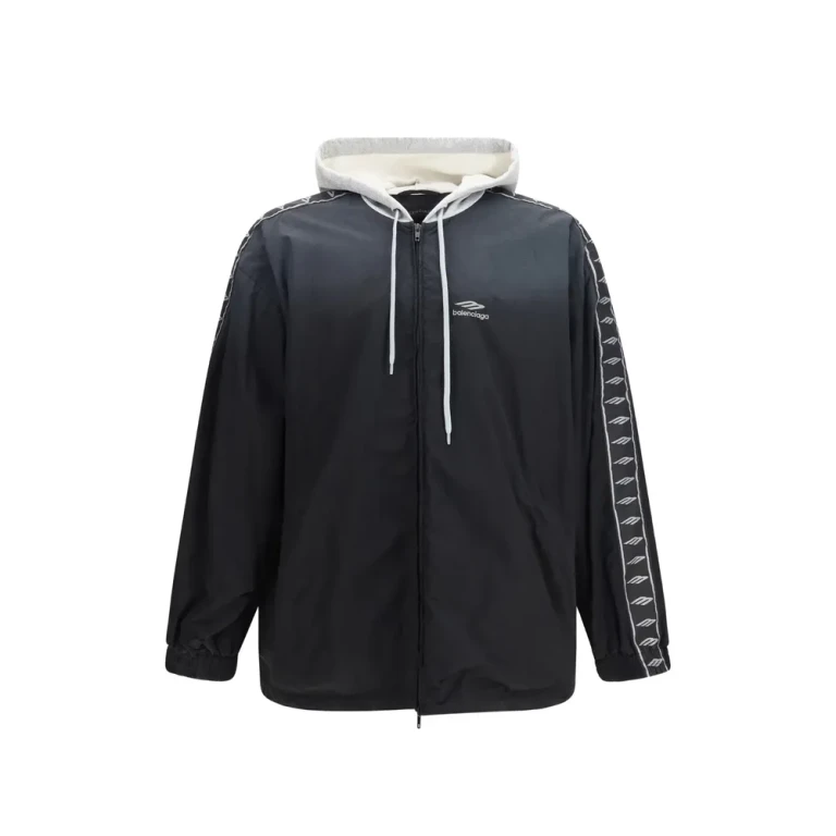 Balenciaga Logo-detail Hooded Jacket