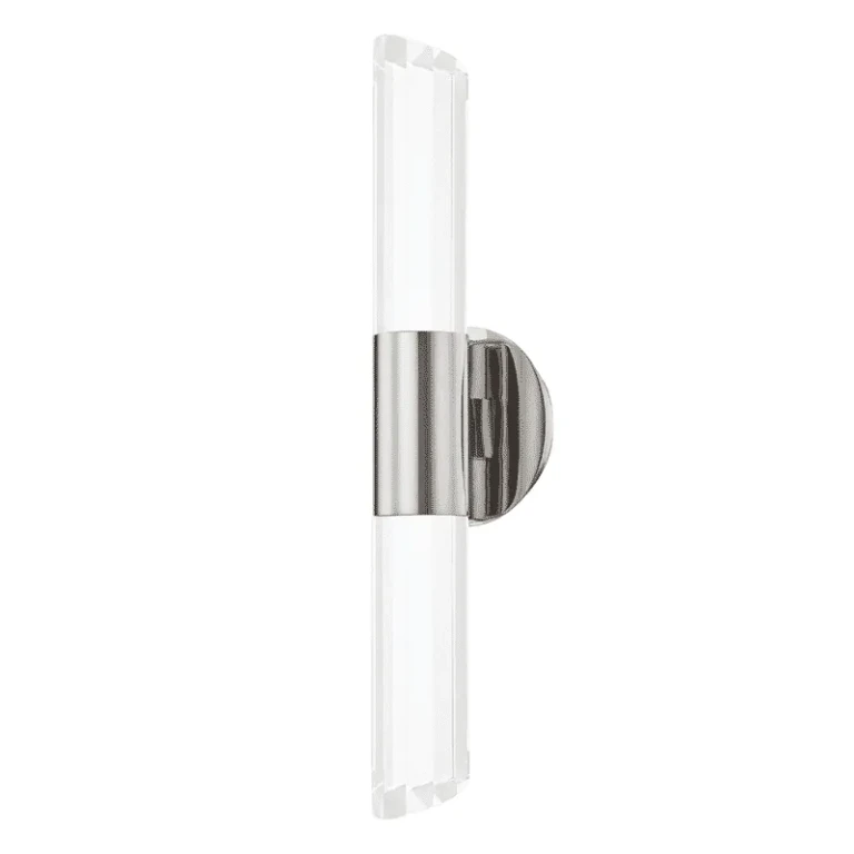 Hudson Valley Rowe 2-Light Wall Sconce in Polished Nickel - 6052-PN