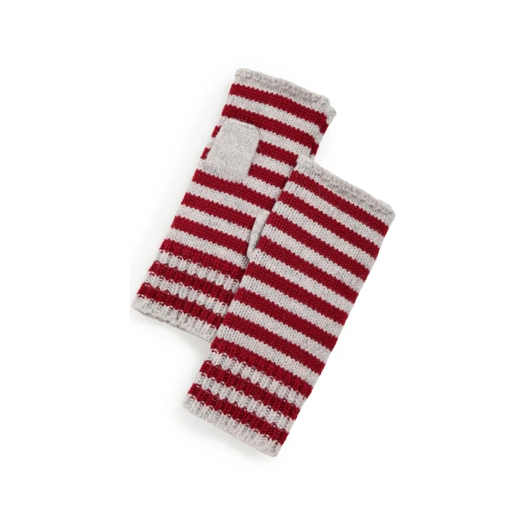 Damson Madder Stripe Mittens Multi One Size