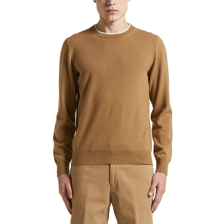 Peserico Crewneck Wool and Cashmere Sweater