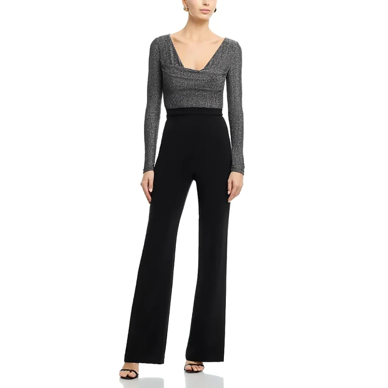 Black Halo Rafaela Color Block Jumpsuit