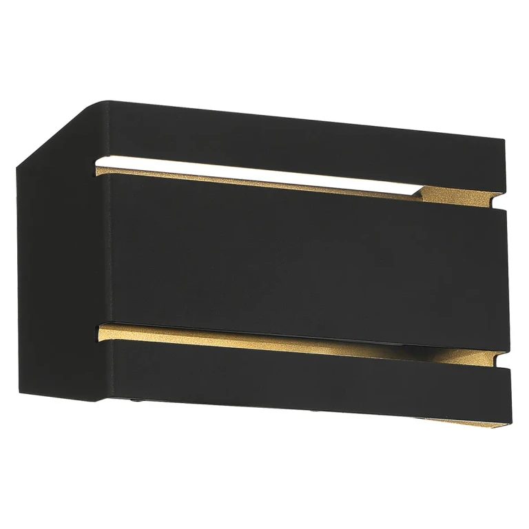Black LED Outdoor Wall Mount from the La Vida Collection