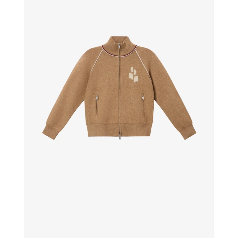 Cardigan Lanya - Femme - Camel-gris Clair - Taille 34 - Marant Étoile