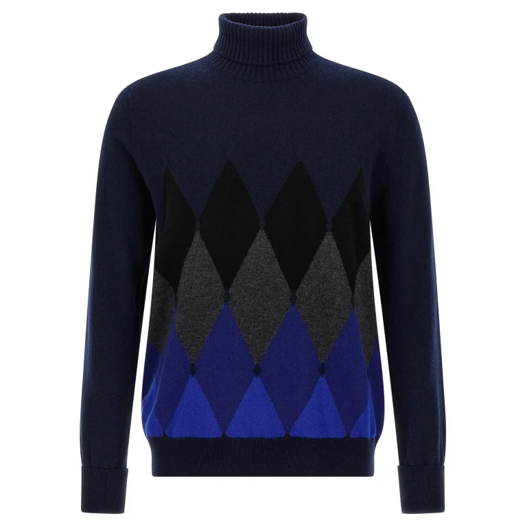 Ballantyne Argyle Turtleneck