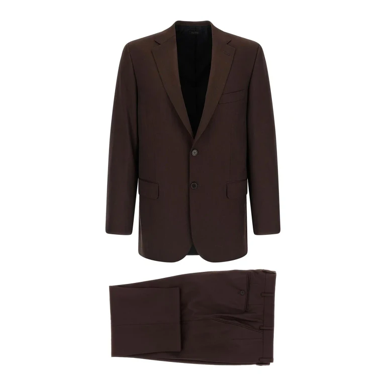 Brioni Robe Au Genou - Marron