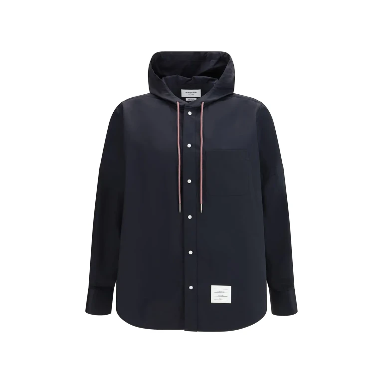 Jaqueta camisa com capuz