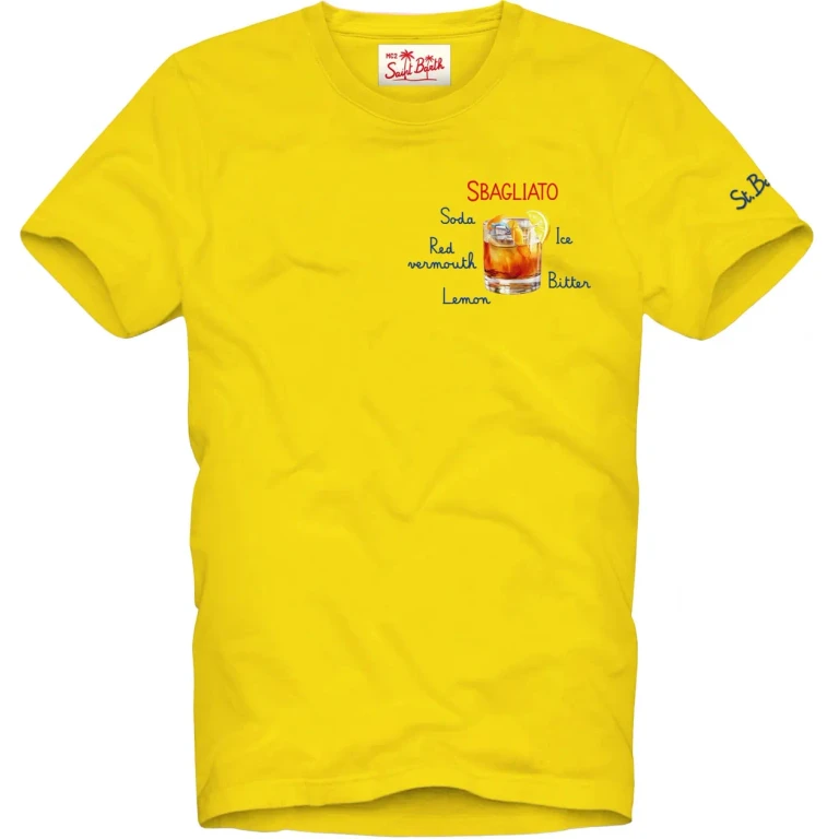 MC2 Saint Barth T-shirt With Sbagliato Glass Print