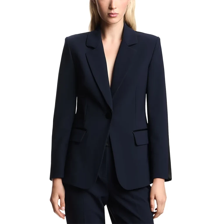 Emporio Armani Satin Trim Blazer