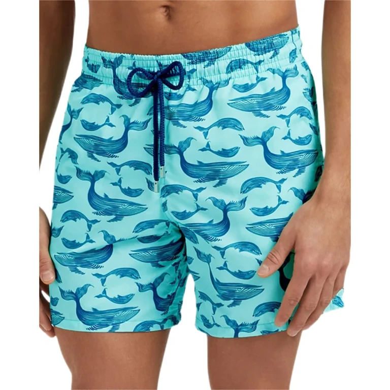 Vilebrequin Marine Whale Print 5.5 Swim Shorts