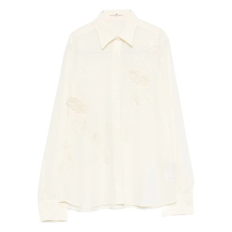 Burberry Embroidered Silk Shirt