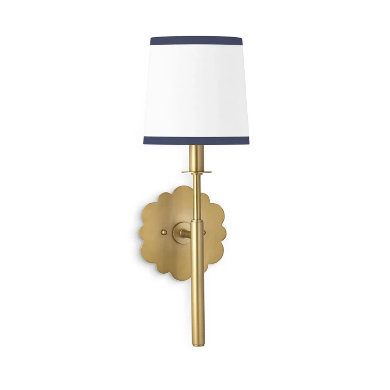 Wall Sconce in Natural Brass by Regina Andrew Detroit