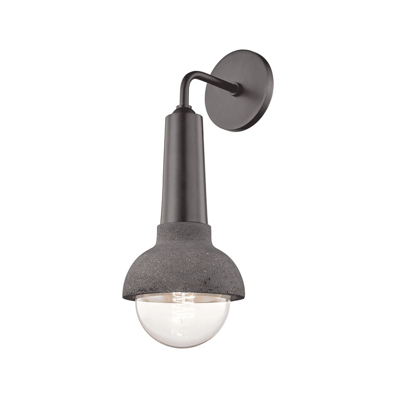 Old Bronze One Light Wall Sconce from the Macy Collection