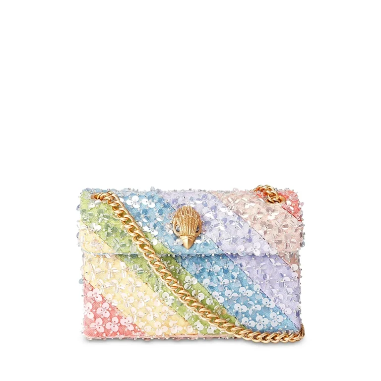 Kurt Geiger London Kensington Rainbow Sequin Bead Convertible Crossbody