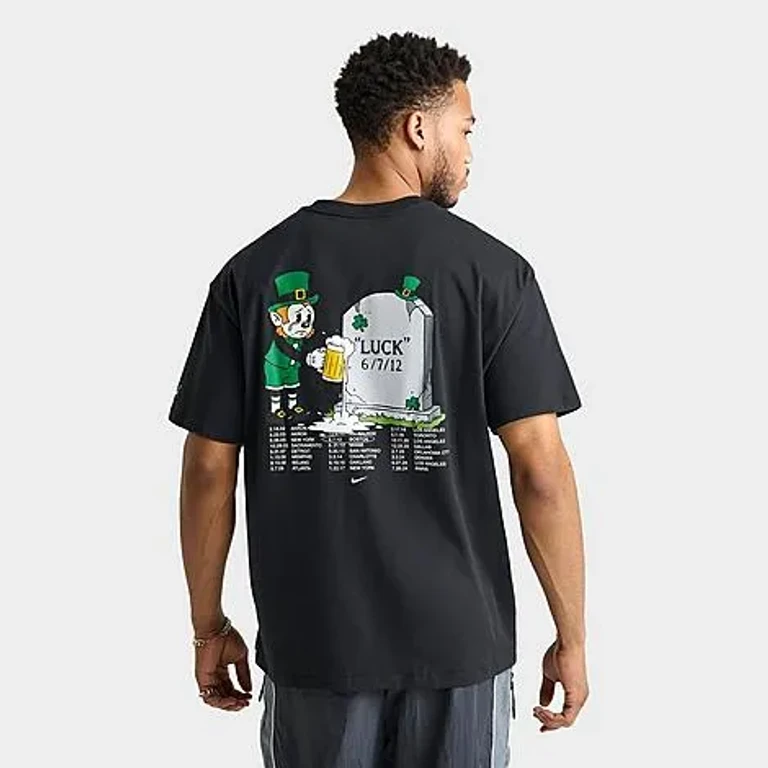 Men's LeBron Green With Envy Basketball T-Shirt in Black Size: Small