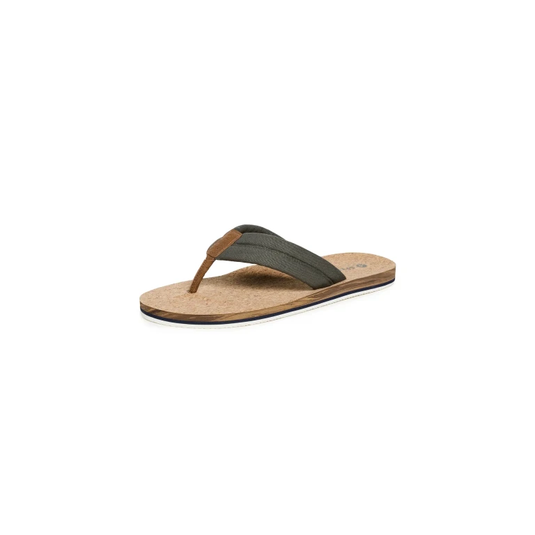 Sperry Porto Sandals Navy Textile Canvas Flocked 8