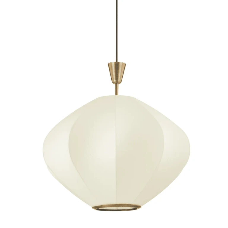 Patina Brass One Light Pendant from the Arden Collection