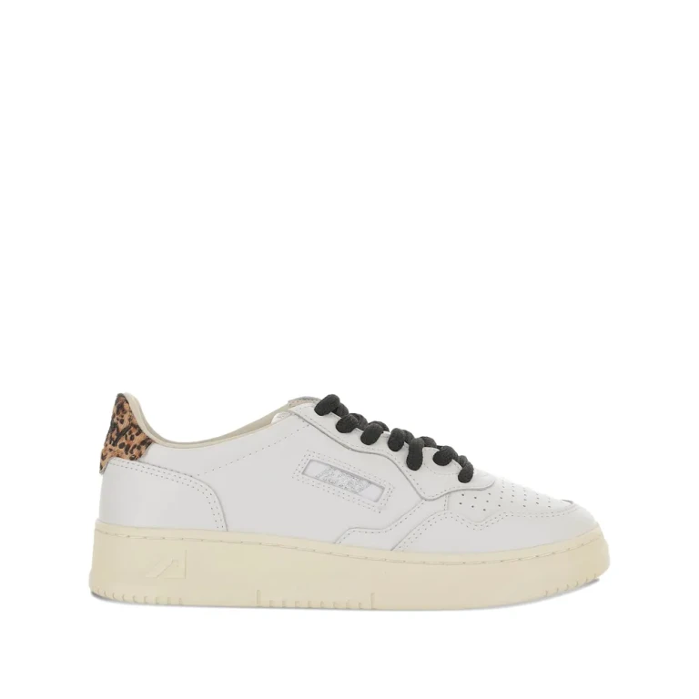 Medalist Low-Sneaker mit Leoparden-Einsätzen
