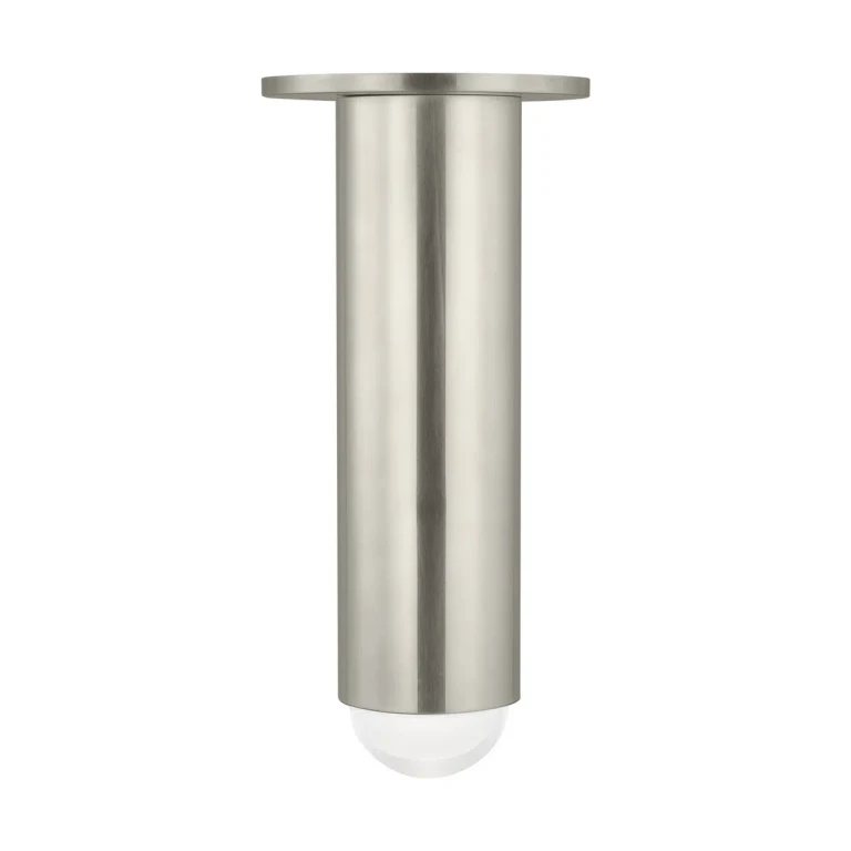 Ebell 1-Light 9.70"H LED Flush Mount in Antique Nickel
