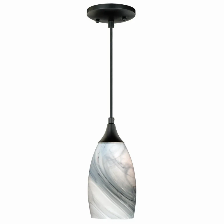 Oil Rubbed Bronze One Light Mini Pendant from the Milano Collection