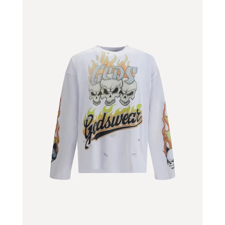 GCDS Riders print long-sleeve T-shirt Male L