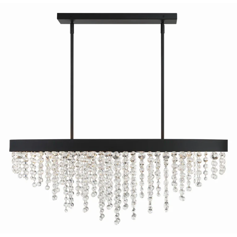 Winham 8-Light Chandelier in Forge Black