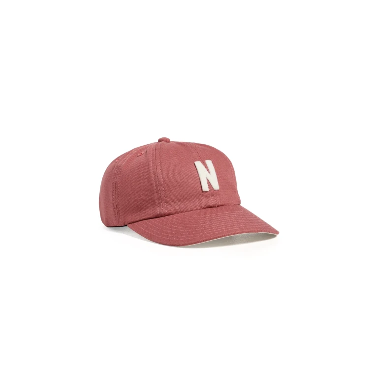 Norse Projects Felt N 8 Canvas Panel Cap Cowhide One Size