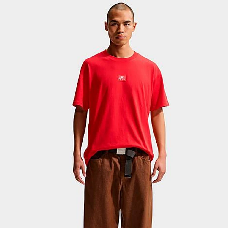 Nike Men's Sportswear Love Is In The Air T-Shirt in University Red Size: XS