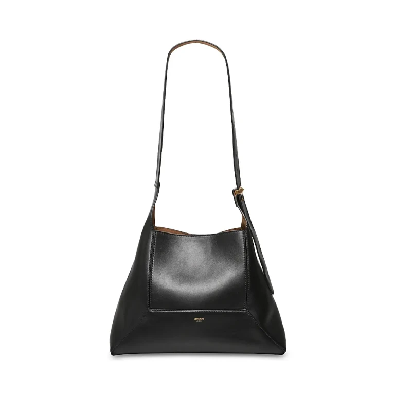Jimmy Choo Diamond Hobo Leather Shoulder Bag