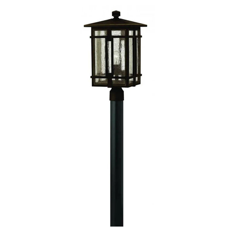 Oil Rubbed Bronze LED Post Top Pier Mount from the Tucker Collection