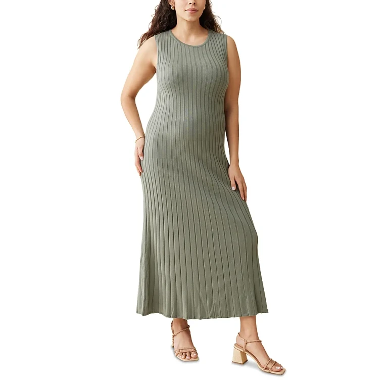 Ingrid & Isabel Knit Maternity Maxi Dress