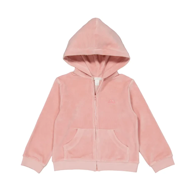 Marie Chantal Kids Angel Wing Velour Hoodie