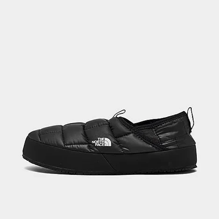 The North Face Big Kids Thermoball Traction Mule II Slippers in TNF Black/TNF White Size: 4.0